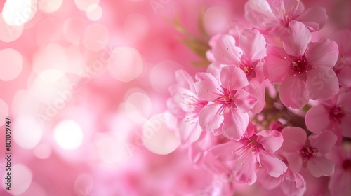 pink flower with blur background © Atif