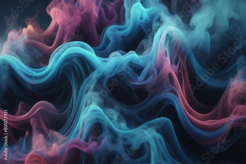 abstract colorful smoke background