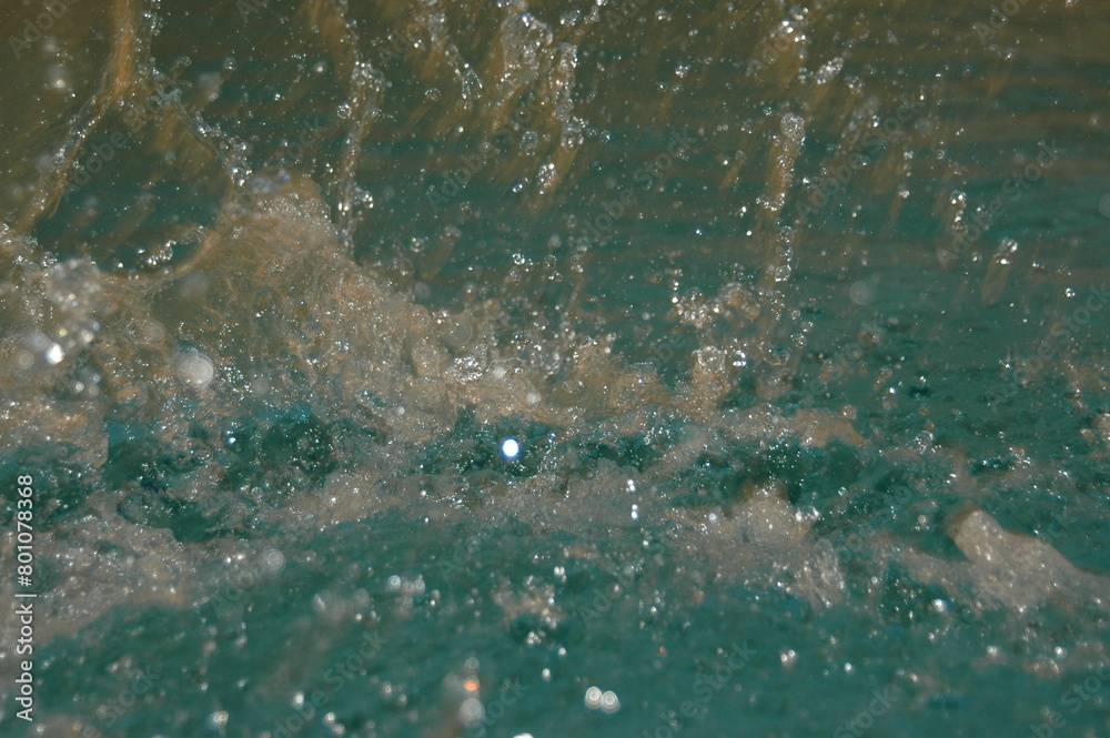 real water splashes and drops, abstract background real water splashes and drops, abstract background