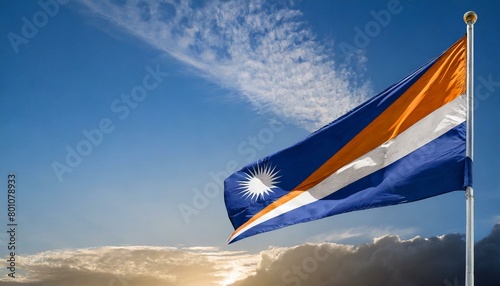 The Flag of Marschall Islands photo