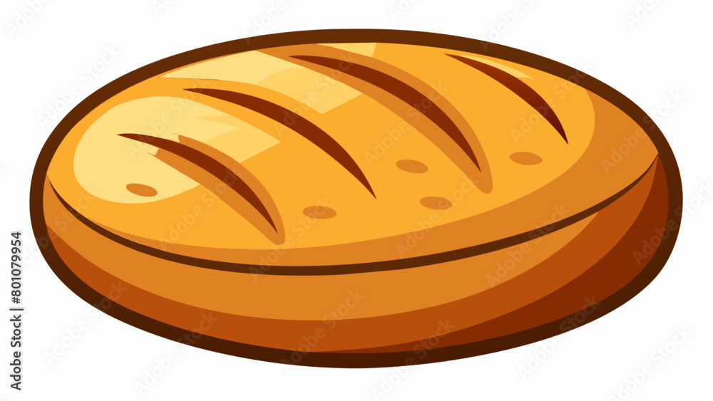 Revolutionary Rustic Bread Learn how to bake a hearty and satisfying loaf of bread a staple food for many colonial families during trying times.. Vector illustration Revolutionary Rustic Bread Learn how to bake a hearty and satisfying loaf of bread a staple food for many colonial families during trying times.. Vector illustration