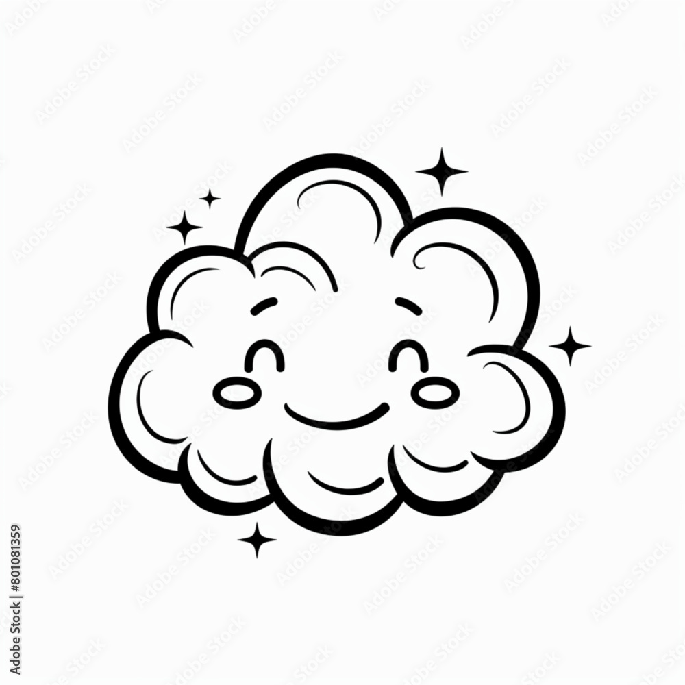 Cloud line icon, outline vector sign, linear style pictogram isolated on white. Symbol, logo illustration. Cloud line icon, outline vector sign, linear style pictogram isolated on white. Symbol, logo illustration.