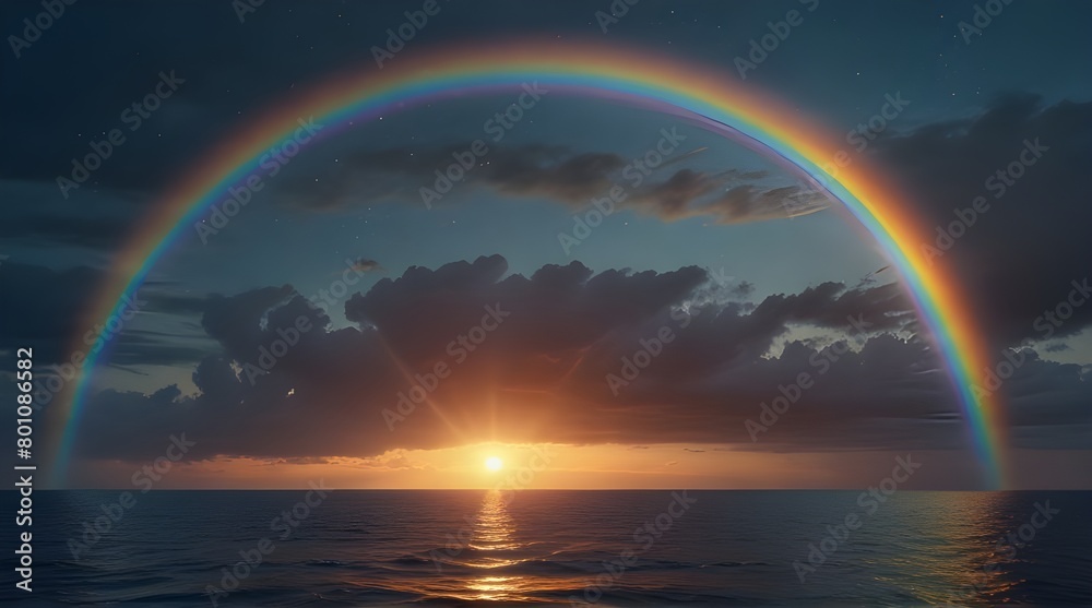 Golden canary on a surfboard, rainbow arcing over ocean mist 3d render.generative.ai Golden canary on a surfboard, rainbow arcing over ocean mist 3d render.generative.ai