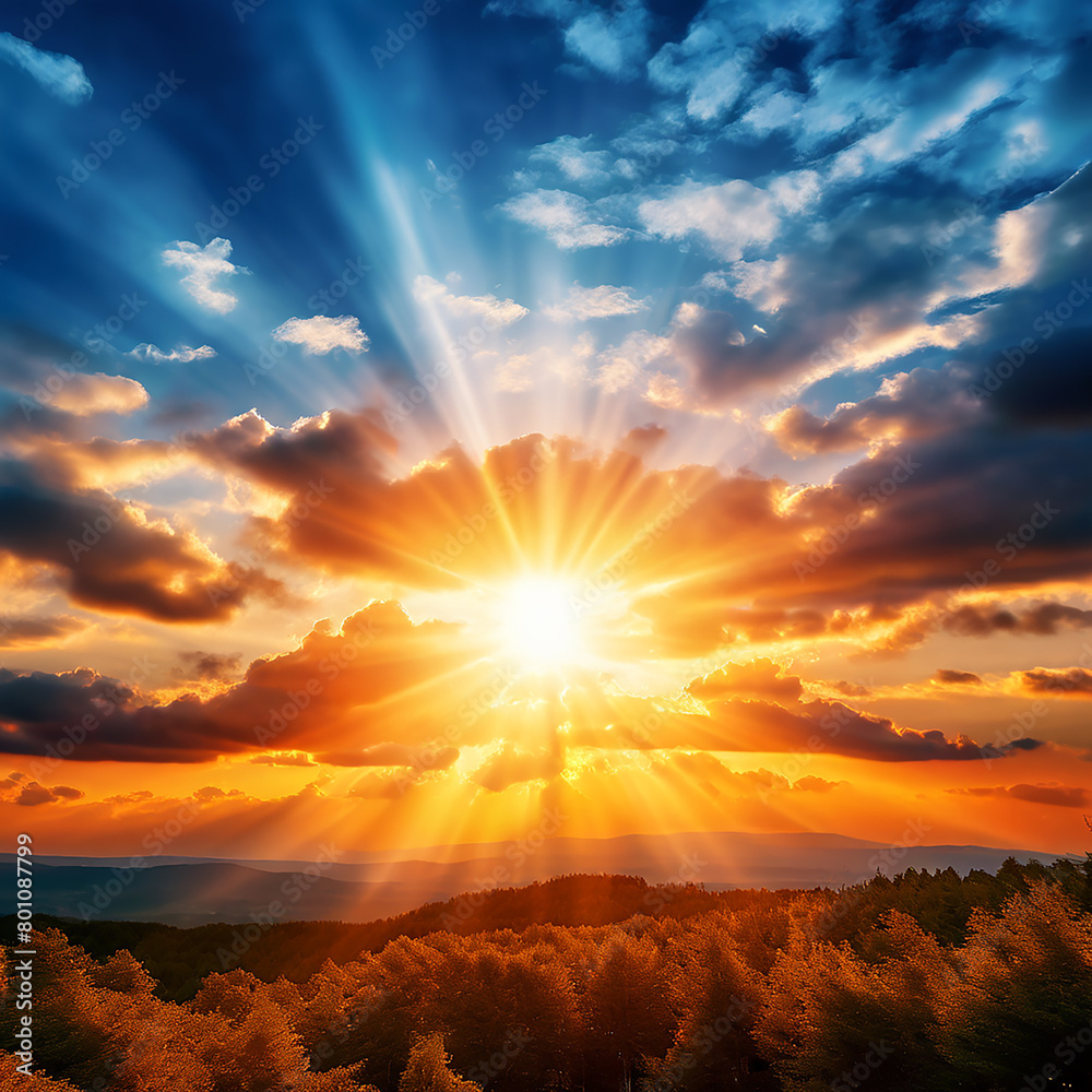 Sunny Serenity: Sunlit Panoramic Views Across the Sky Sunny Serenity: Sunlit Panoramic Views Across the Sky