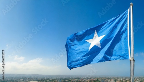 The Flag of Somalia