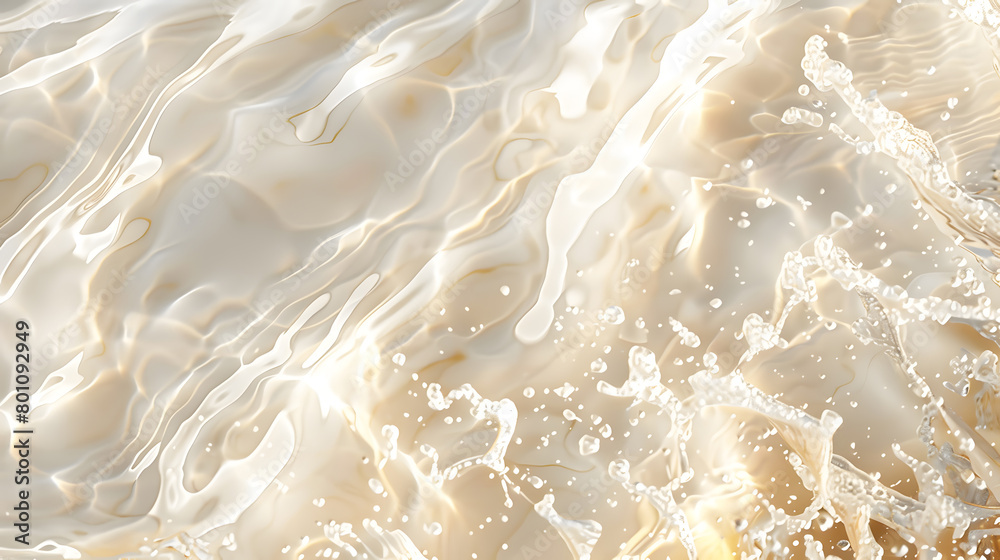 Abstract summer banner background Transparent beige clear water surface texture with ripples and splashes. Water waves in sunlight marble background. Generative AI. Abstract summer banner background Transparent beige clear water surface texture with ripples and splashes. Water waves in sunlight marble background. Generative AI.