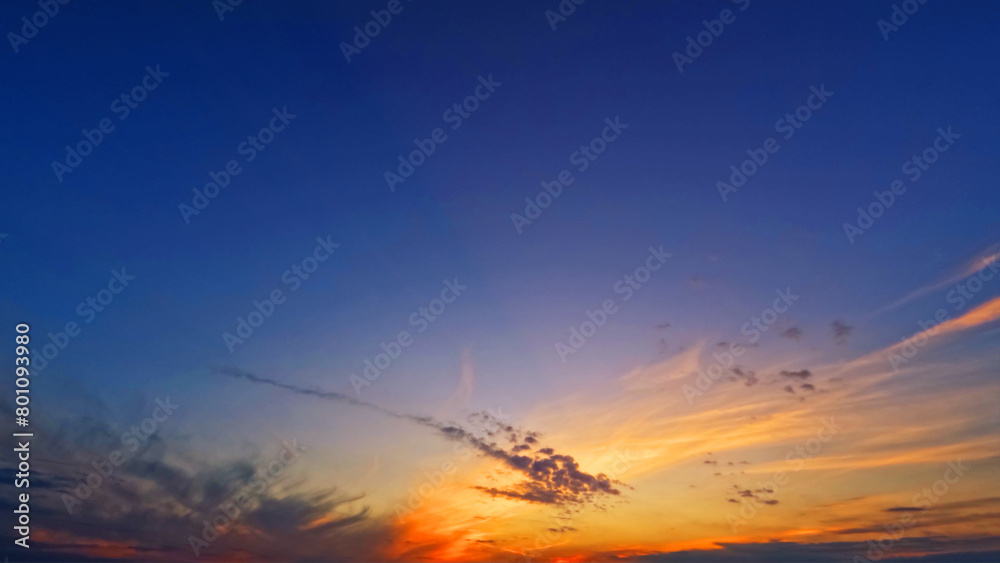 pretty sundown goldish clouds on the sky background - photo of nature pretty sundown goldish clouds on the sky background - photo of nature