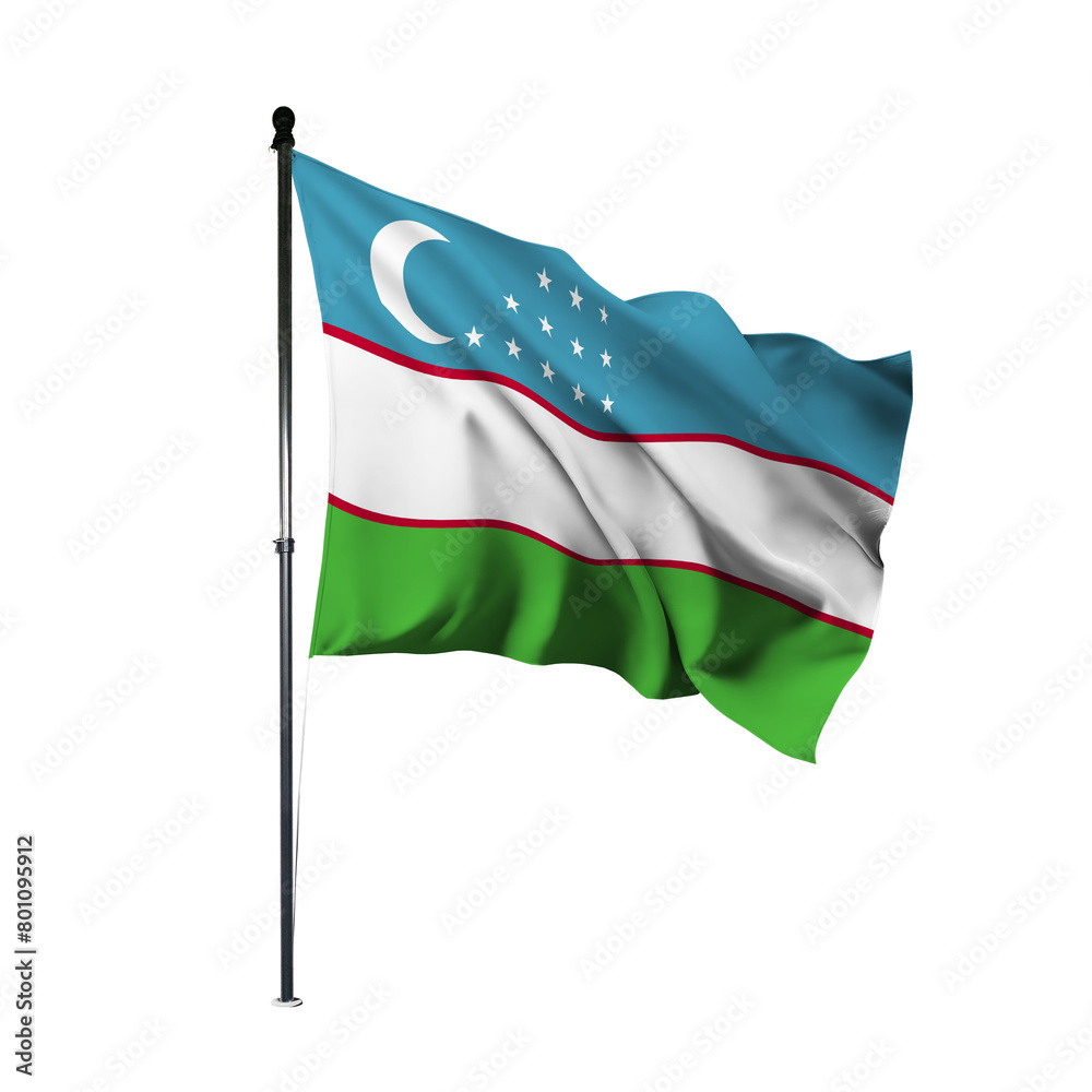Uzbekistan flag