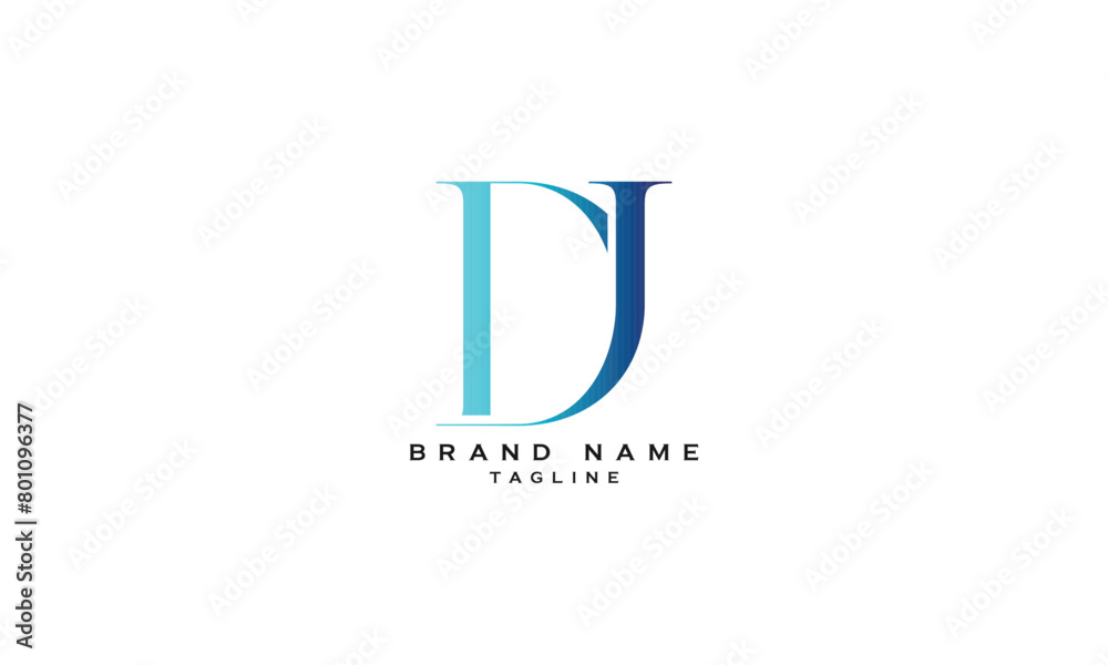 DJ, JD, Abstract initial monogram letter alphabet logo design DJ, JD, Abstract initial monogram letter alphabet logo design