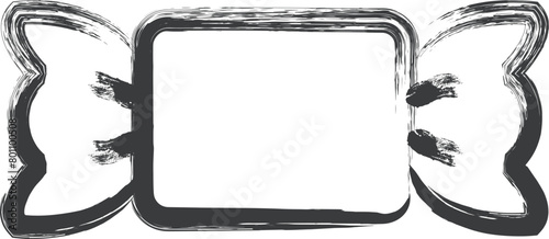 ミニミニ筆書き飲食物イラスト　飴