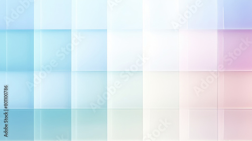 Transparent 3D glass tiles abstract pastel gradient glassmorphism background