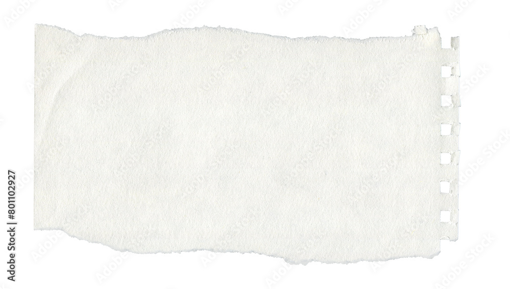 White Textured Torn Paper Edge. Ripped Craft Paper for Scrapbooking and Collages White Textured Torn Paper Edge. Ripped Craft Paper for Scrapbooking and Collages