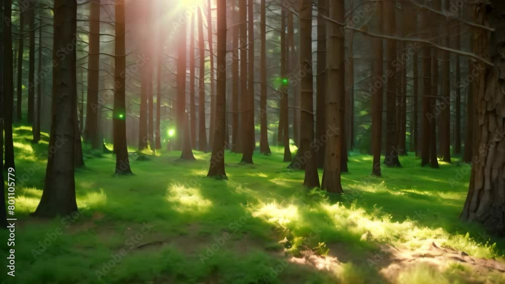 A photo capturing the natural beauty of the sun shining through the ...