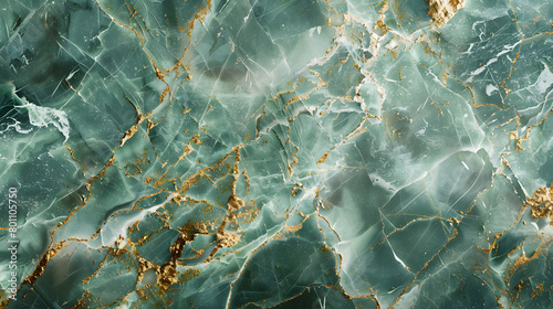 green quartz marble texture Marble background. Generative AI. photo