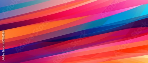 Bright modern vector graphic featuring an array of colorful stripes in a dynamic, contemporary layout,