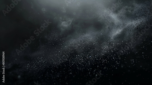 Blurred dark header backdrop poster banner header cover design with a black, grainy gradient background noise texture