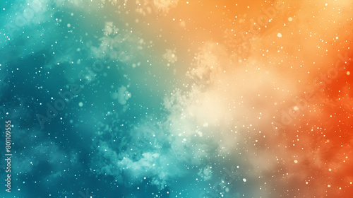 Bright orange, white, blue, teal, and granular gradient background with blurred noise texture for a header poster, banner, and landing page