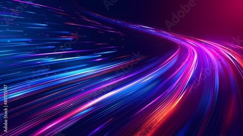Light speed move vector background. Dynamic motion trail. Speed trail movement. Furious motion minimal vector background.