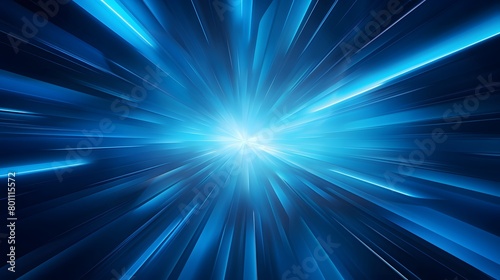 Radial blue light through the tunnel glowing in the darkness for print designs templates, Advertising materials, Email Newsletters, Header webs, e commerce signs retail shopping, advertisement busines