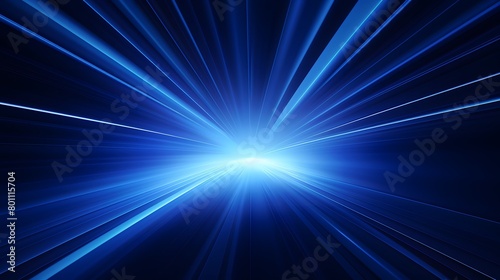 Radial blue light through the tunnel glowing in the darkness for print designs templates, Advertising materials, Email Newsletters, Header webs, e commerce signs retail shopping, advertisement busines