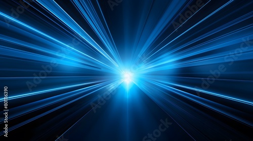 Radial blue light through the tunnel glowing in the darkness for print designs templates, Advertising materials, Email Newsletters, Header webs, e commerce signs retail shopping, advertisement busines