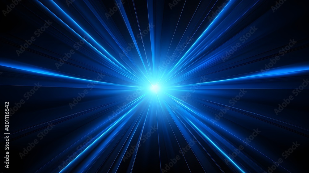Radial blue light through the tunnel glowing in the darkness for print designs templates, Advertising materials, Email Newsletters, Header webs, e commerce signs retail shopping, advertisement busines