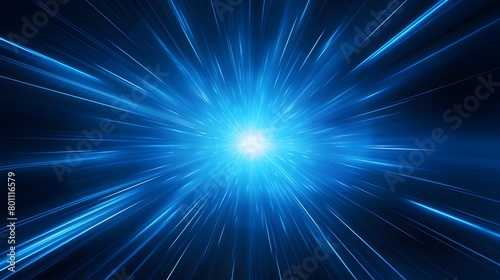 Radial blue light through the tunnel glowing in the darkness for print designs templates, Advertising materials, Email Newsletters, Header webs, e commerce signs retail shopping, advertisement busines