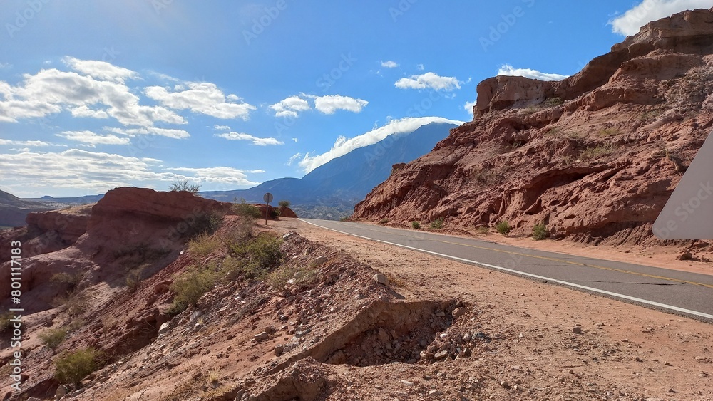 Fototapeta premium Ruta a Cafayate, Provincia de Salta, Argentina