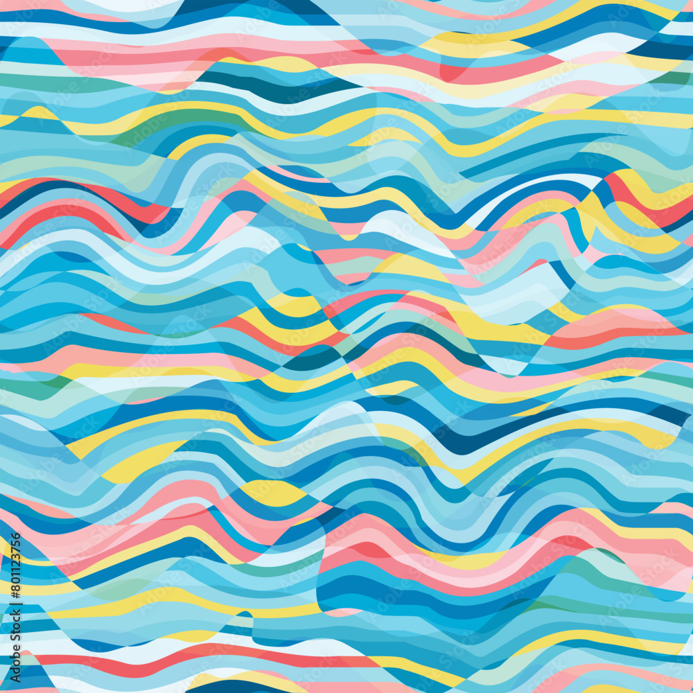 Beach wavy. Seamless pattern Beach wavy. Seamless pattern