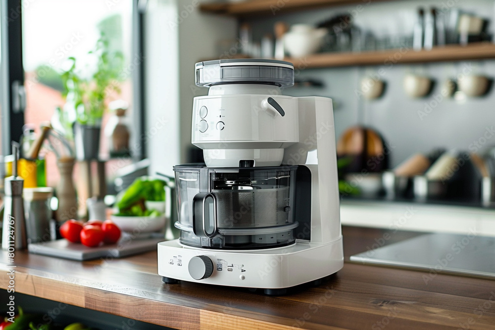 A powerful food processor with multiple speed settings, allowing precise control over processing tasks. A powerful food processor with multiple speed settings, allowing precise control over processing tasks.