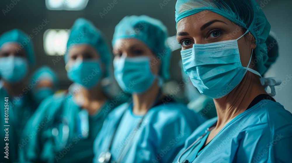 surgeons in operation room surgeons in operation room