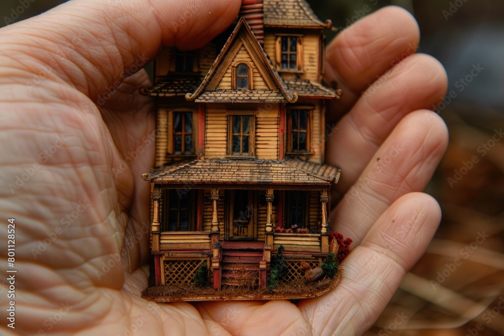 Fototapeta premium house in hands