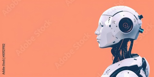 minimalistic banner artificial intelligence technology