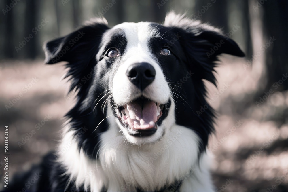 'border shot collie black white panting head camera looking animal black-and-white canino carnivore cut-out dog domestic front view happiness happy isolated on mammal mouth open no people nobody one' 'border shot collie black white panting head camera looking animal black-and-white canino carnivore cut-out dog domestic front view happiness happy isolated on mammal mouth open no people nobody one'