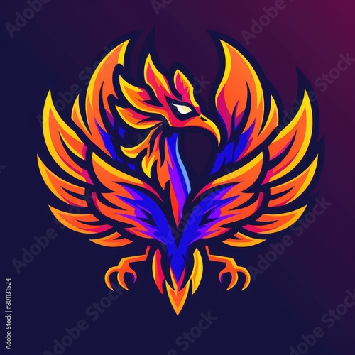 Phoenix inspired for e-sport logo