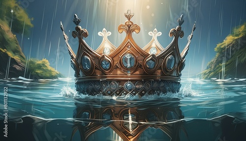 Crown in unique design 