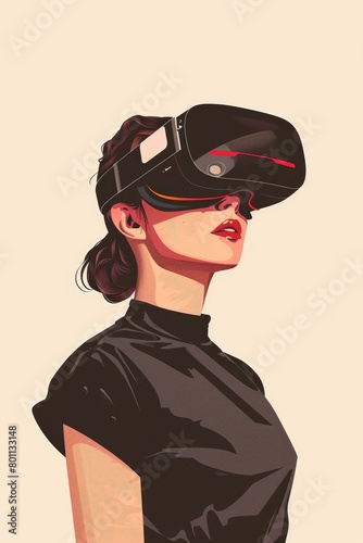 Woman wearing VR headset © BHPX