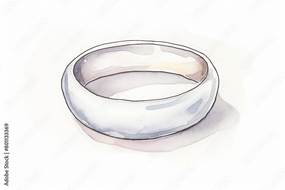 Plain silver ring Plain silver ring