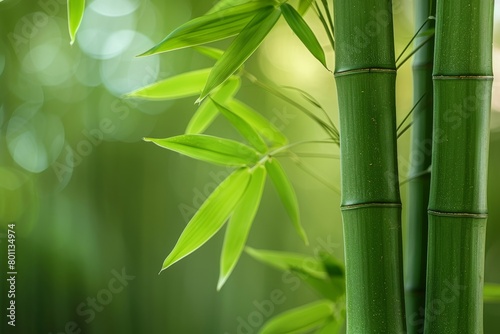 Bamboo Grove  Tall  slender bamboo stalks creating a serene atmosphere. 