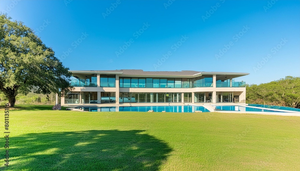 Texas Tranquility: A Contemporary Retreat with a Sprawling Pool and Panoramic Views Texas Tranquility: A Contemporary Retreat with a Sprawling Pool and Panoramic Views
