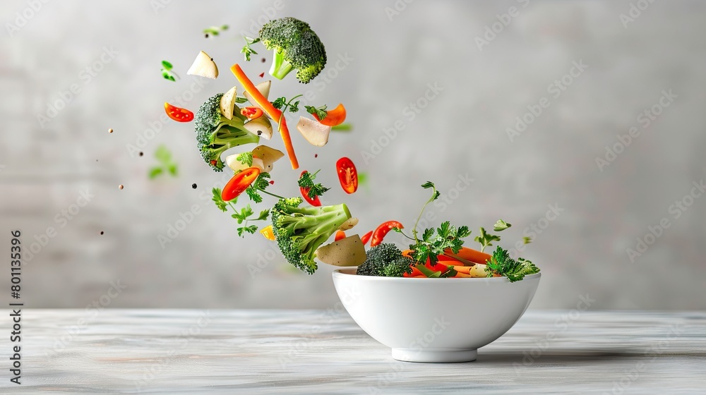 Whimsical Bowl Sprouting Vegetables Whimsical Bowl Sprouting Vegetables