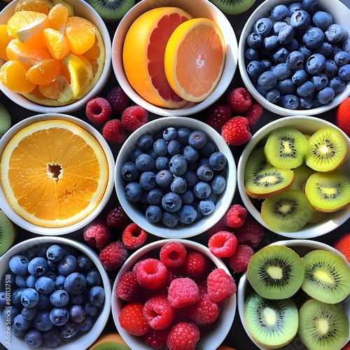 collection of berries   Ingredients for fruit salad