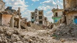 Through the lens of devastation, the true cost of conflict is revealed, as houses destroyed by bombardment serve as stark reminders of the irrevocable damage wrought by war.