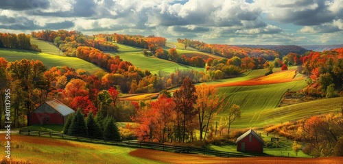 autumn in the mountains