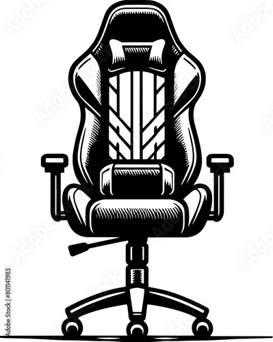 Gaming chair furniture icon 15