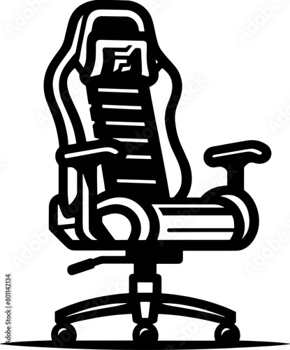 Gaming chair furniture icon 4