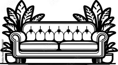 Divan furniture icon 12