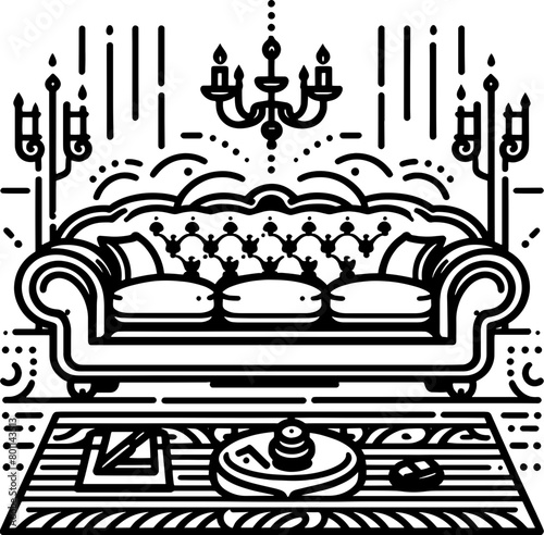 Divan furniture icon 9
