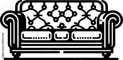 Divan furniture icon 13