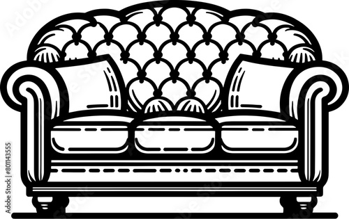 Divan furniture icon 7